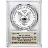 Image 2 : 2019-W $1 Reverse Proof Silver Eagle Coin PCGS PR70 HOF Dennis Rodman Signature
