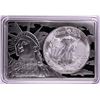 Image 1 : 2012 $1 American Silver Eagle Coin & 2oz Silver Bar Set