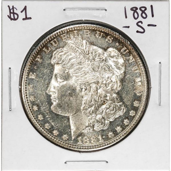 1881-S $1 Morgan Silver Dollar Coin