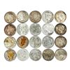 Image 1 : Lot of (20) $1 Peace Silver Dollar Coins Culls