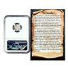 Image 2 : El Cazador Shipwreck (1772-83) Mexico 1/2 Real Silver Coin NGC Genuine w/ Story Card