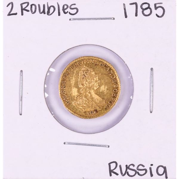 1785 Russia 2 Roubles Gold Coin