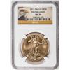 Image 1 : 2013 $50 American Gold Eagle Coin NGC MS70 First Releases