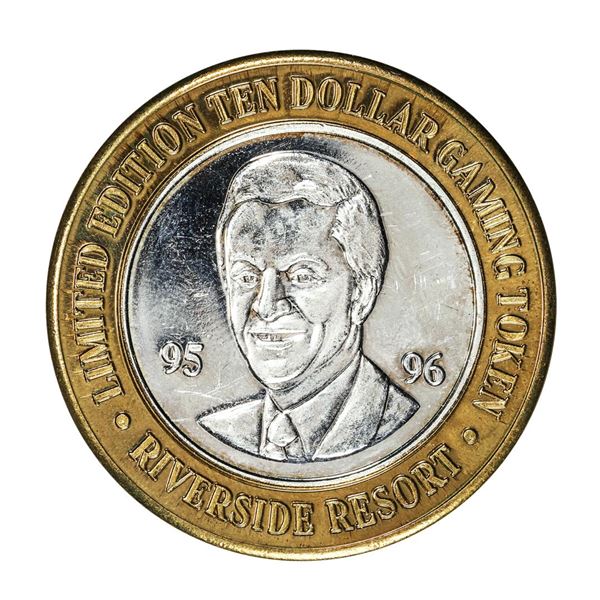 .999 Silver Riverside Resort Casino Laughlin, NV $10 Limited Edition Gaming Token