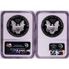 Image 2 : Lot of 1997-1998 $1 Proof American Silver Eagle Coins NGC PF69 Ultra Cameo