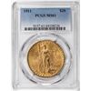 Image 1 : 1911 $20 St Gaudens Double Eagle Gold Coin PCGS MS61