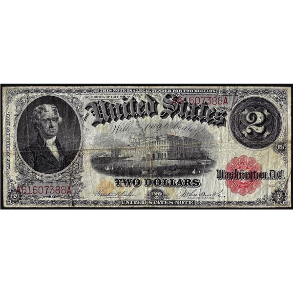 1917 $2 Legal Tender Note