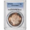 Image 1 : 1878 8TF $1 Morgan Silver Dollar Coin PCGS MS64 Amazing Color