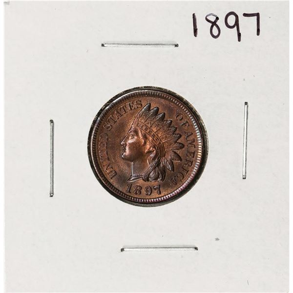 1897 Indian Head Cent Coin