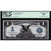 Image 1 : 1899 $1 Black Eagle Silver Certificate Note Mule Fr.234m PCGS Choice About New 55