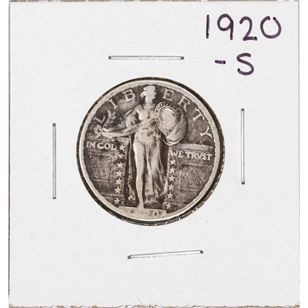 1920-S Standing Liberty Quarter Coin