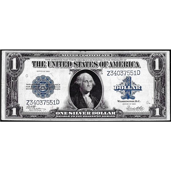 1923 $1 Silver Certificate Note