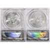 Image 2 : Lot of 2011-2012 $1 American Silver Eagle Coins ANACS MS69
