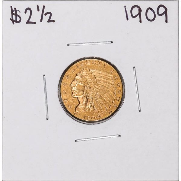 1909 $2 1/2 Indian Head Quarter Eagle Gold Coin