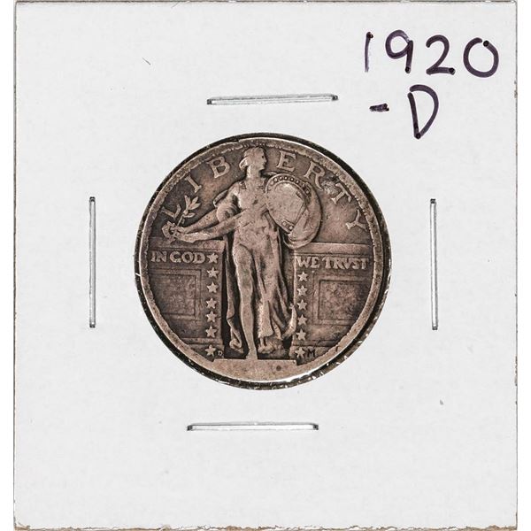 1920-D Standing Liberty Quarter Coin