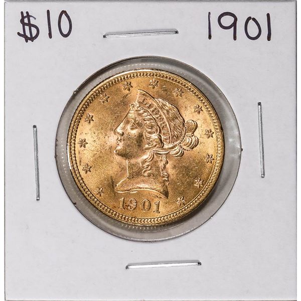 1901 $10 Liberty Head Eagle Gold Coin