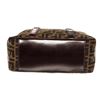 Image 4 : Fendi Brown Zucca Canvas Leather Handbag