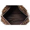 Image 9 : Fendi Brown Zucca Canvas Leather Handbag