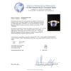 Image 5 : 1.00 ctw Sapphire and Diamond Ring - 14KT White Gold