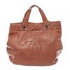 Image 1 : Chanel Brown Calfskin CC Chain Hobo Bag