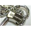 Image 5 : Louis Vuitton Silver-tone Metal Initiales Facettes Keyholder
