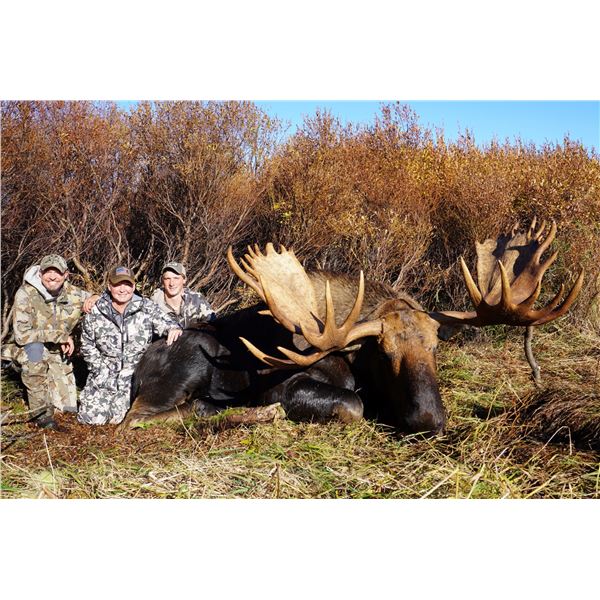 10-day Alaska Yukon Moose Hunt for 1 Hunter in Northwest Alaska with Freelance Outdoor Adventures