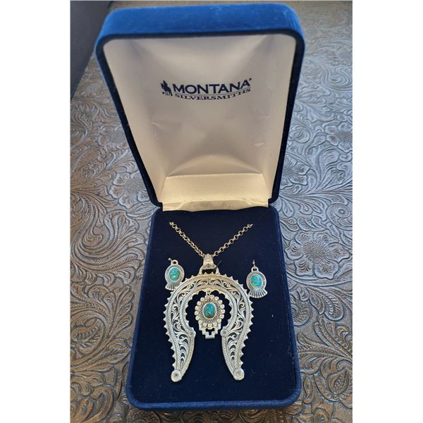 Montana Silversmiths Earrings and Necklace