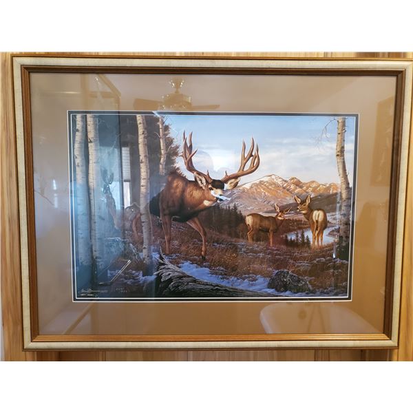 Limited Edition 'Heading to Water' Print #267/950 by Tom Mansanarez