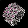Image 1 : Natural Unheated Rhodolite Garnet  Ring