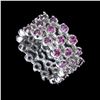Image 2 : Natural Unheated Rhodolite Garnet  Ring
