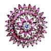 Image 1 : Natural Rhodolite Garnet Tanzanite Ring