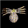 Image 1 : Natual Tanzanite Chrome Diopside Spider Brooch