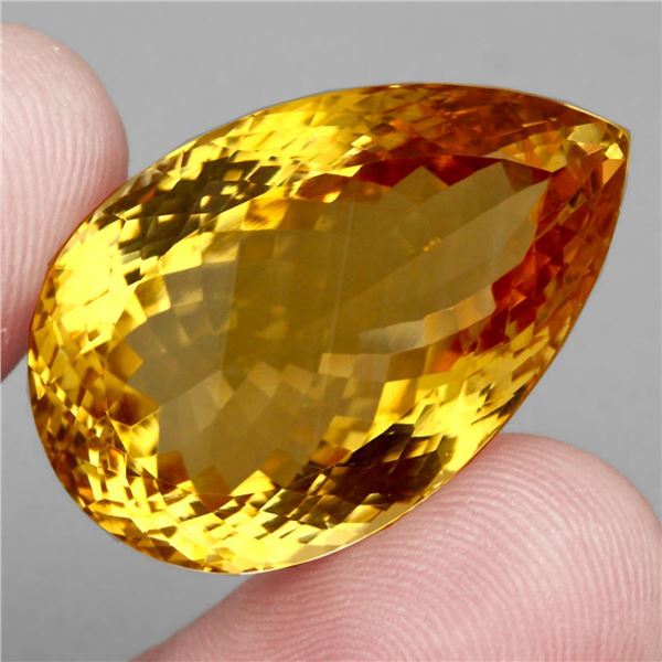 Natural Golden Yellow Citrine 15.98 Cts{Flawless-VVS1}