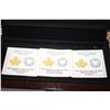 Image 2 : Set of 3 2016 $10 Fine Silver Coins “Reflections of Wildlife” in Royal Canadian Mint Box (Otter, Arc