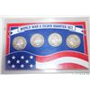 Image 2 : World War II Silver Quarter Set