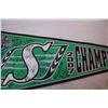 Image 3 : Saskatchewan Roughriders 2007 Championship Pennant (signed)