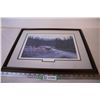 Image 1 : Framed Print By Wildlife Artist Dave Hiebert Signed (20.5x16.5)