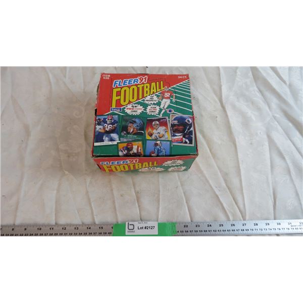 Fleer 91 Football box of 24 packs