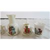 Image 3 : Miniature Porcelain England Vases - 5 pieces