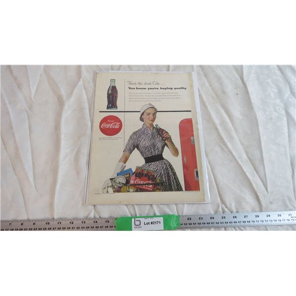 Coca-Cola Advertisement June 1954