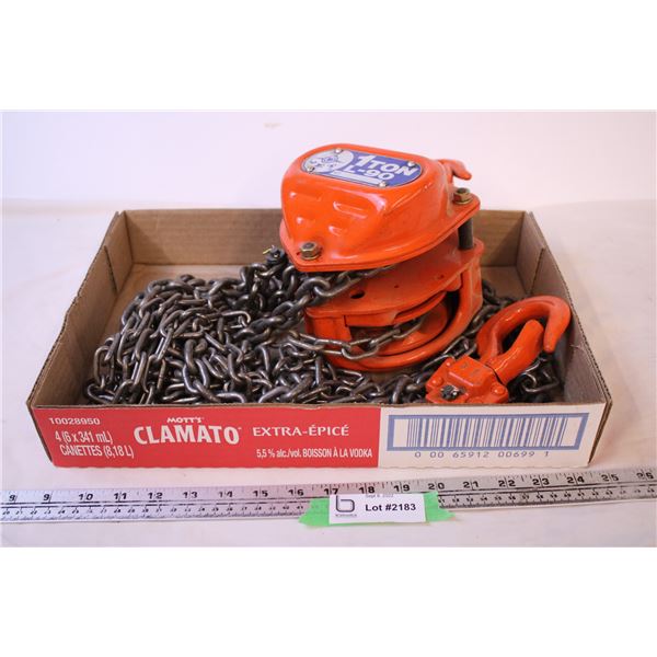 1 Ton Jet L-90 Chain Hoist