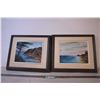 Image 1 : (2) Framed Paintings (15.5x13.5)