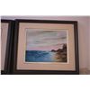 Image 3 : (2) Framed Paintings (15.5x13.5)