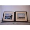 Image 1 : (2) Framed Paintings (15.5x13.5)