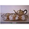 Image 1 : Silver Plated Tray and Tea Set