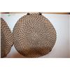 Image 3 : (2) Circular Woven Rugs