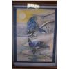 Image 2 : Framed 3D Blue Jay Picture (13.25x16.25)