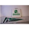 Image 1 : Saskatchewan Roughriders 101st Grey Cup Champions Pennant + Seat Cushion