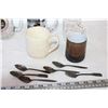 Image 4 : (5) Coffee Cups, (4) Beer Mugs, a Cup + (6) Little Spoons