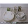 Image 1 : assorted flat of glass,plates,glasses,gravy boat